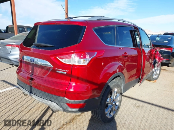 2014 Ford Escape Titanium с VIN 1FMCU0J91EUC20936, выставлен на аукционе IAAI как лот 41626264 с пробегом 27 089 миль миль и . История ставок и продаж доступна на DreamBid. Изображение 4.