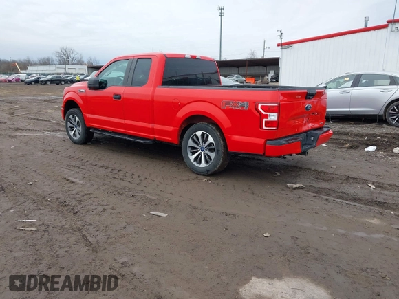 2020 Ford F-150 XL with VIN 1FTEX1EP0LFC31673, listed as a IAAI auction lot 41509569 with 55,048 mi miles. Bid and sale history available at carsss.com. Image 3.