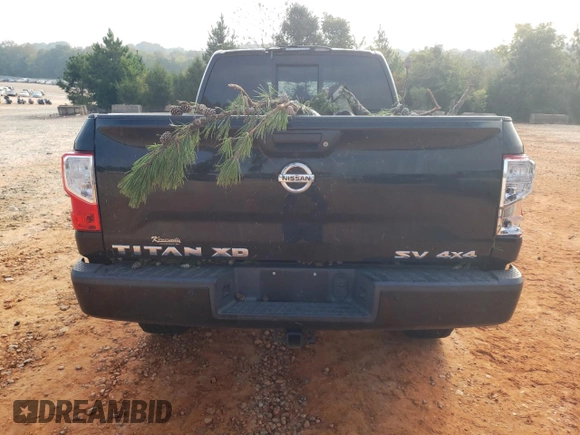 2016 Nissan Titan XD PRO-4X with VIN 1N6BA1F45GN506648, listed as a Copart auction lot 74381534 with 154,114 mi miles and Salvage Title. Bid and sale history available at carsss.com. Image 6.