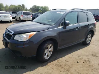 2014 Subaru Forester Premium z VIN JF2SJAEC8EH424521, wystawiony jako Copart lot #59168495 z przebiegiem 116 938 mil mil oraz Szkoda całkowita • Salvage title. Historia ofert i sprzedaży dostępna na DreamBid. Obrazek 1.