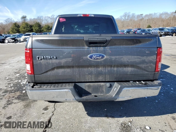 2017 Ford F-150 XL with VIN 1FTEW1EF8HFB34383, listed as a Copart auction lot 45608185 with Not Provided miles and Salvage Title. Bid and sale history available at carsss.com. Image 6.