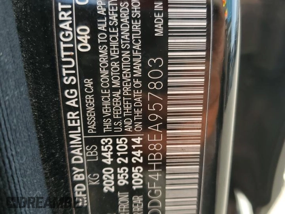 2014 Mercedes-Benz C 250 Sport with VIN WDDGF4HB8EA957803, listed as a Copart auction lot 63412805 with 110,391 mi miles and Clean title. Bid and sale history available at DreamBid. Image 12.