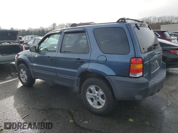 2006 Ford Escape XLT with VIN 1FMYU93166KA28586, listed as a Copart auction lot 43687055 with 185,066 mi miles and Salvage Title. Bid and sale history available at carsss.com. Image 2.