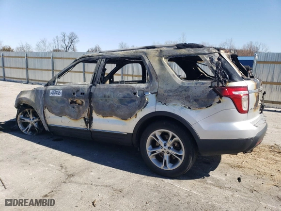 2015 Ford Explorer Limited with VIN 1FM5K7F86FGB74673, listed as a Copart auction lot 48684105 with 0 mi miles and Non Repairable. Bid and sale history available at carsss.com. Image 2.