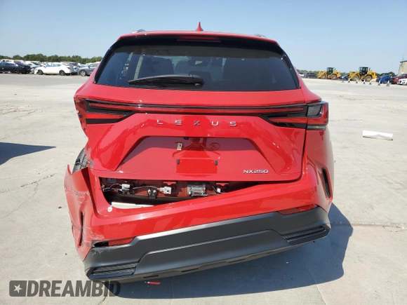 2022 Lexus NX with VIN 2T2GDCAZ0NC002034, listed as a Copart auction lot 86755314 with 0 mi miles and Salvage Title. Bid and sale history available at carsss.com. Image 6.