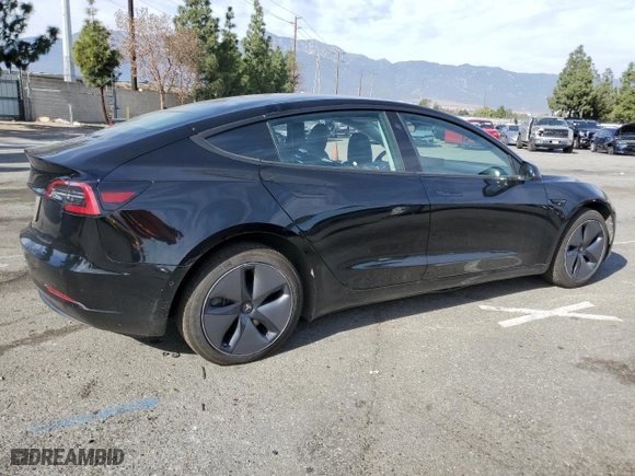 2019 Tesla Model 3 Mid Range with VIN 5YJ3E1EA6KF361663, listed as a Copart auction lot 42558855 with 84,766 mi miles and Salvage Title. Bid and sale history available at carsss.com. Image 3.
