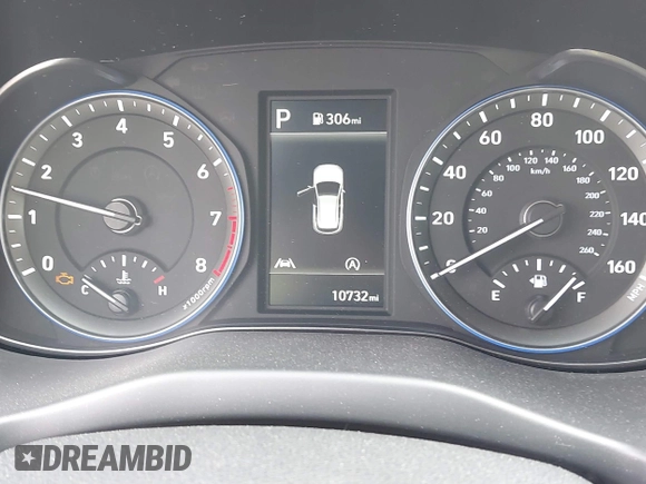 2022 Hyundai Kona SEL with VIN KM8K62AB8NU758652, listed as a IAAI auction lot 41692410 with 10,732 mi miles. Bid and sale history available at carsss.com. Image 16.