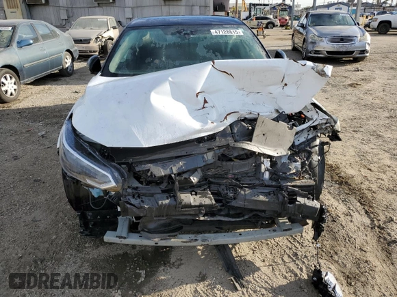 2024 Nissan Sentra SR with VIN 3N1AB8DV3RY208057, listed as a Copart auction lot 47128815 with 20,870 mi miles and Salvage title. Bid and sale history available at DreamBid. Image 5.