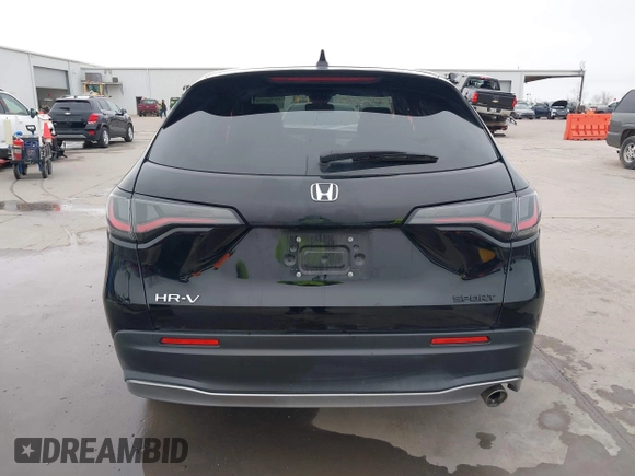 2024 Honda HR-V Sport with VIN 3CZRZ1H52RM745677, listed as a IAAI auction lot 41706640 with 28,696 mi miles. Bid and sale history available at carsss.com. Image 17.