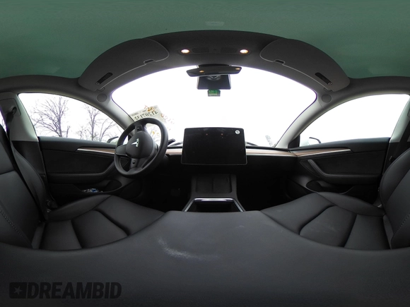2023 Tesla Model 3 Long Range with VIN 5YJ3E1EB9PF393622, listed as a IAAI auction lot 41207132 with 14,097 mi miles and . Bid and sale history available at DreamBid. Image 18.