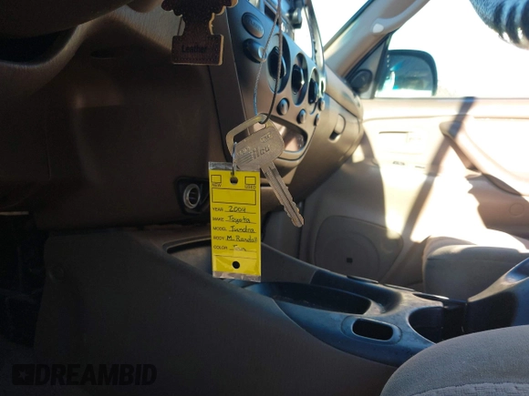 2004 Toyota Tundra SR5 with VIN 5TBET341X4S455886, listed as a IAAI auction lot 41675687 with 255,745 mi miles and . Bid and sale history available at DreamBid. Image 11.