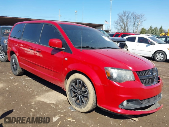2014 Dodge Grand Caravan SXT with VIN 2C4RDGCG1ER331387, listed as a IAAI auction lot 41810447 with 118,797 mi miles and . Bid and sale history available at DreamBid. Image 1.