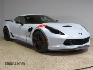 2018 Chevrolet Corvette Grand Sport 2LT with VIN 1G1YX2D74J5103033, listed as a Copart auction lot 80136004 with 22,636 mi miles and Salvage Title. Bid and sale history available at carsss.com. Image 1.