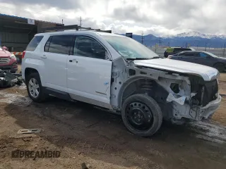 2015 GMC Terrain SLE with VIN 2GKFLVEK3F6207771, listed as a Copart auction lot 51649335 with 156,649 mi miles and Salvage Title. Bid and sale history available at carsss.com. Image 4.
