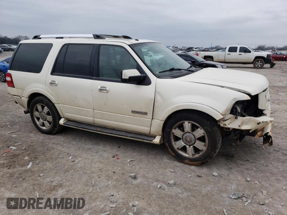 2007 Ford Expedition Limited with VIN 1FMFU19567LA78063, listed as a Copart auction lot 43695775 with 227,035 mi miles and Salvage Title. Bid and sale history available at carsss.com. Image 4.