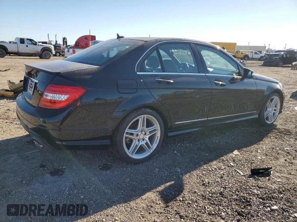 2013 Mercedes-Benz C 350 Sport with VIN WDDGF5HB0DR258283, listed as a Copart auction lot 81672934 with 36,044 mi miles and Salvage Title. Bid and sale history available at DreamBid. Image 3.