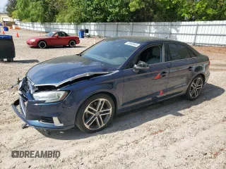 2017 Audi A3 Sedan Premium with VIN WAUB8GFF5H1026537, listed as a Copart auction lot 53865645 with 106,104 mi miles and Salvage Title. Bid and sale history available at carsss.com. Image 1.