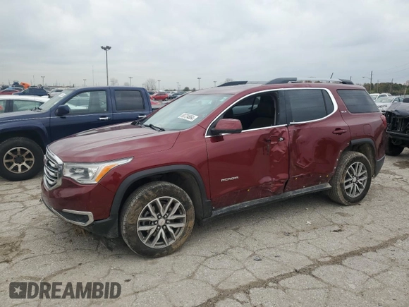 2018 GMC Acadia SLE with VIN 1GKKNLLSXJZ216805, listed as a Copart auction lot 80724664 with 75,004 mi miles and Salvage Title. Bid and sale history available at DreamBid. Image 1.