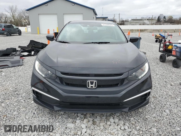 2020 Honda Civic Sedan LX with VIN 2HGFC2F64LH504206, listed as a Copart auction lot 51340525 with 67,454 mi miles and Salvage Title. Bid and sale history available at carsss.com. Image 5.