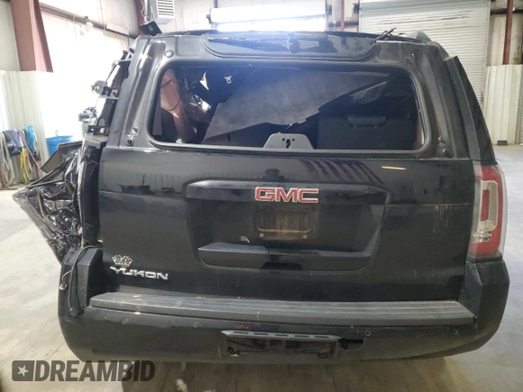2019 GMC Yukon SLT with VIN 1GKS1BKC9KR361481, listed as a Copart auction lot 45811615 with 0 mi miles and Salvage Title. Bid and sale history available at carsss.com. Image 6.