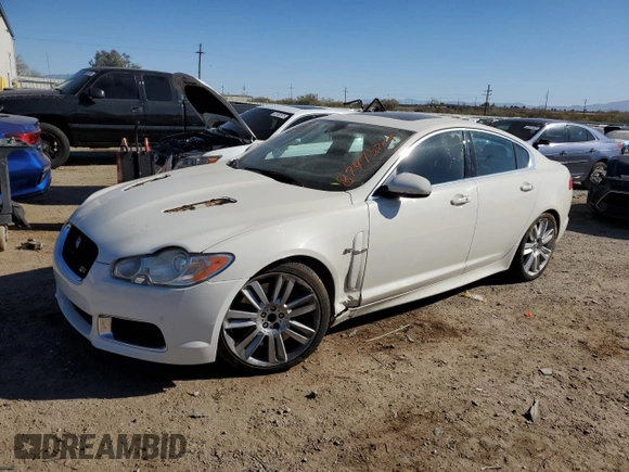 2010 Jaguar XF with VIN SAJWA0JC3AMR49540, listed as a Copart auction lot 87475704 with 137,274 mi miles and Salvage Title. Bid and sale history available at DreamBid. Image 1.