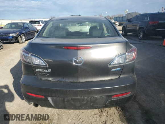 2012 Mazda 3 i Grand Touring with VIN JM1BL1W70C1696545, listed as a Copart auction lot 46507375 with 130,480 mi miles and Salvage Title. Bid and sale history available at carsss.com. Image 6.