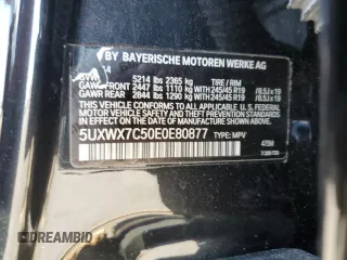 2014 BMW X3 xDrive35i z VIN 5UXWX7C50E0E80877, wystawiony jako Copart lot #48318615 z przebiegiem 145 515 mil mil oraz Nie do naprawy • Non repairable. Historia ofert i sprzedaży dostępna na DreamBid. Obrazek 13.
