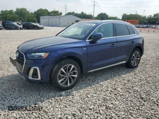 2022 Audi Q5 S line Premium with VIN WA1GAAFY6N2071689, listed as a Copart auction lot 59636025 with 19,969 mi miles and Salvage title. Bid and sale history available at DreamBid. Image 1.