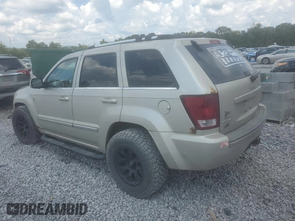 2007 Jeep Grand Cherokee Overland with VIN 1J8HR68227C579883, listed as a Copart auction lot 65282225 with 224,059 mi miles and Clean title. Bid and sale history available at DreamBid. Image 2.
