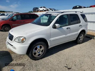 2003 Mercedes-Benz M 320 with VIN 4JGAB54E63A392493, listed as a Copart auction lot 58337785 with 116,953 mi miles and Clean title. Bid and sale history available at DreamBid. Image 1.