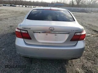 2009 Lexus LS 460 with VIN JTHBL46F195089613, listed as a Copart auction lot 47802535 with 209,104 mi miles and Salvage title. Bid and sale history available at DreamBid. Image 6.