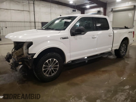 2020 Ford F-150 XL with VIN 1FTFW1E49LFC33659, listed as a Copart auction lot 52859575 with 104,623 mi miles and Salvage Title. Bid and sale history available at carsss.com. Image 1.