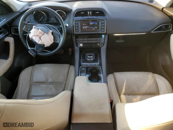 2017 Jaguar F-PACE 35t Prestige with VIN SADCK2BV9HA083157, listed as a Copart auction lot 44648115 with 68,220 mi miles and Salvage Title. Bid and sale history available at carsss.com. Image 8.