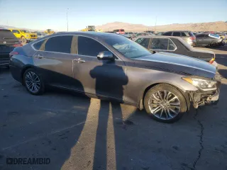 2016 Hyundai Genesis 3.8L with VIN KMHGN4JE5GU114818, listed as a Copart auction lot 88043335 with 74,061 mi miles and Salvage Title. Bid and sale history available at carsss.com. Image 4.