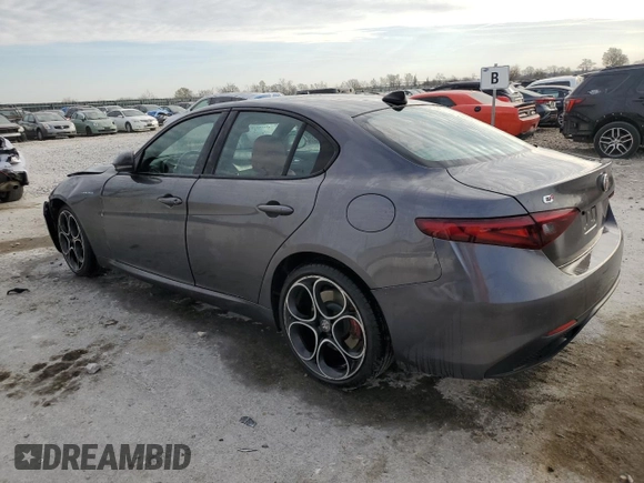2023 Alfa Romeo Giulia Veloce with VIN ZARFANBN2P7670539, listed as a Copart auction lot 51078645 with 53,270 mi miles and Clean title. Bid and sale history available at DreamBid. Image 2.