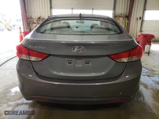 2013 Hyundai Elantra GLS PZEV with VIN 5NPDH4AE7DH311252, listed as a Copart auction lot 49475965 with 124,332 mi miles and Salvage Title. Bid and sale history available at carsss.com. Image 6.
