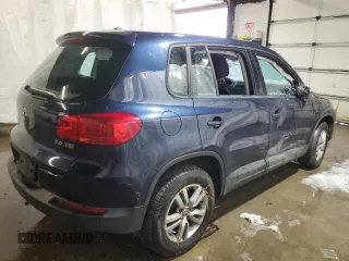 2014 Volkswagen Tiguan SEL with VIN WVGAV3AX0EW511131, listed as a Copart auction lot 43483055 with 102,252 mi miles and Salvage title. Bid and sale history available at DreamBid. Image 3.