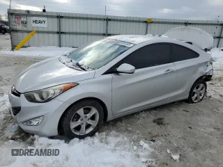 2013 Hyundai Elantra Coupe SE with VIN KMHDH6AE4DU018471, listed as a Copart auction lot 88840905 with 100,836 mi miles and Salvage Title. Bid and sale history available at carsss.com. Image 1.