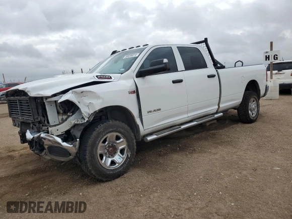 2021 Ram 2500 Tradesman with VIN 3C6UR5HJ9MG677915, listed as a Copart auction lot 68698014 with 63,746 mi miles and Salvage Title. Bid and sale history available at carsss.com. Image 1.
