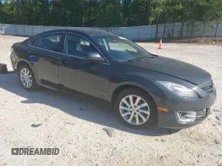 2012 Mazda 6 i Touring with VIN 1YVHZ8DHXC5M02214, listed as a Copart auction lot 57965025 with 221,676 mi miles and Salvage title. Bid and sale history available at DreamBid. Image 4.