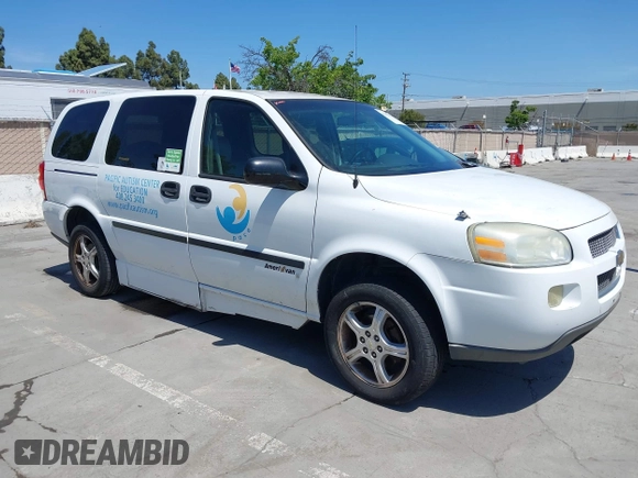 2006 Chevrolet Uplander LS Fleet with VIN 1GBDV13L96D248199, listed as a IAAI auction lot 42157927 with 92,514 mi miles. Bid and sale history available at carsss.com. Image 1.