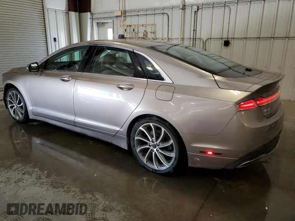 2019 Lincoln MKZ Reserve I with VIN 3LN6L5C92KR629623, listed as a Copart auction lot 51286105 with 59,295 mi miles and Salvage title. Bid and sale history available at DreamBid. Image 2.