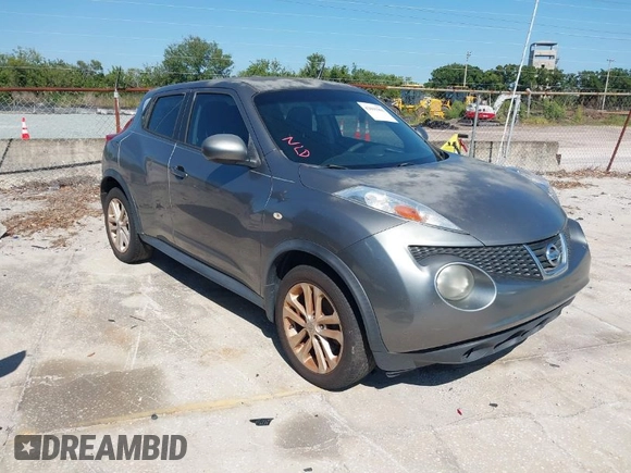 2014 Nissan Juke S with VIN JN8AF5MRXET353882, listed as a IAAI auction lot 42041965 with 239,606 mi miles. Bid and sale history available at carsss.com. Image 1.