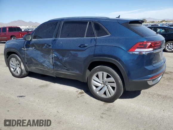 2022 Volkswagen Atlas SE z VIN 1V2KE2CA7NC226549, wystawiony jako Copart lot #49556985 z przebiegiem 49 598 mil mil oraz Szkoda całkowita • Salvage title. Historia ofert i sprzedaży dostępna na DreamBid. Obrazek 2.