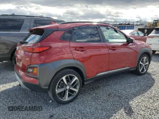 2021 Hyundai Kona Ultimate with VIN KM8K53A53MU630112, listed as a Copart auction lot 50087575 with 19,523 mi miles and Salvage Title. Bid and sale history available at carsss.com. Image 3.