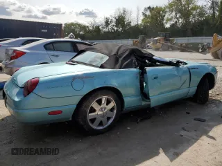 2002 Ford Thunderbird Hardtop Premium z VIN 1FAHP60A52Y128979, wystawiony jako Copart lot #68105854 z przebiegiem 58 146 mil mil oraz Nie do naprawy • Non repairable. Historia ofert i sprzedaży dostępna na DreamBid. Obrazek 3.