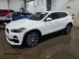 2023 BMW X2 xDrive28i with VIN WBXYJ1C09P5V35409, listed as a Copart auction lot 48950405 with 57,925 mi miles and Salvage Title. Bid and sale history available at carsss.com. Image 1.