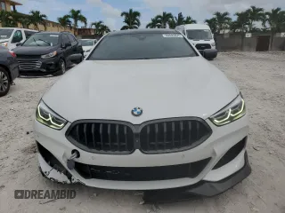 2020 BMW 8 Series M850i with VIN WBAGV8C00LCD38284, listed as a Copart auction lot 60605075 with 57,161 mi miles and Salvage title. Bid and sale history available at DreamBid. Image 5.
