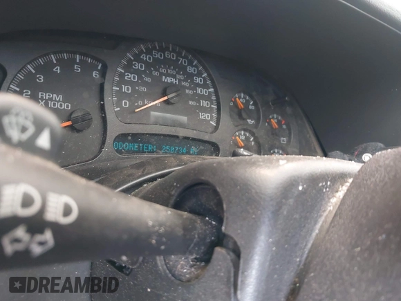 2005 Chevrolet Silverado 1500HD LT z VIN 1GCGK13U25F921945, wystawiony jako IAAI lot #41688949 z przebiegiem 250 734 mil mil oraz . Historia ofert i sprzedaży dostępna na DreamBid. Obrazek 7.
