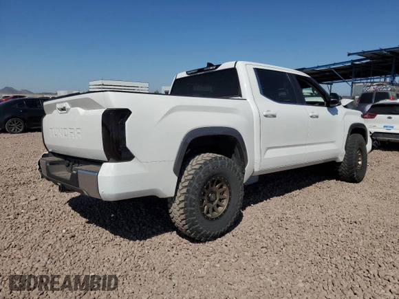 2023 Toyota Tundra Limited Hybrid with VIN 5TFJC5DBXPX022688, listed as a Copart auction lot 72735774 with Not provided miles and Salvage title. Bid and sale history available at DreamBid. Image 3.